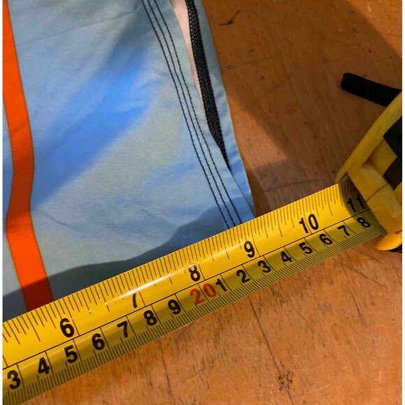 Quiksilver Colorblock Stripes Board Shorts Mens 38 Beach Swim Trunks AQYBS00024 - Picture 8 of 8